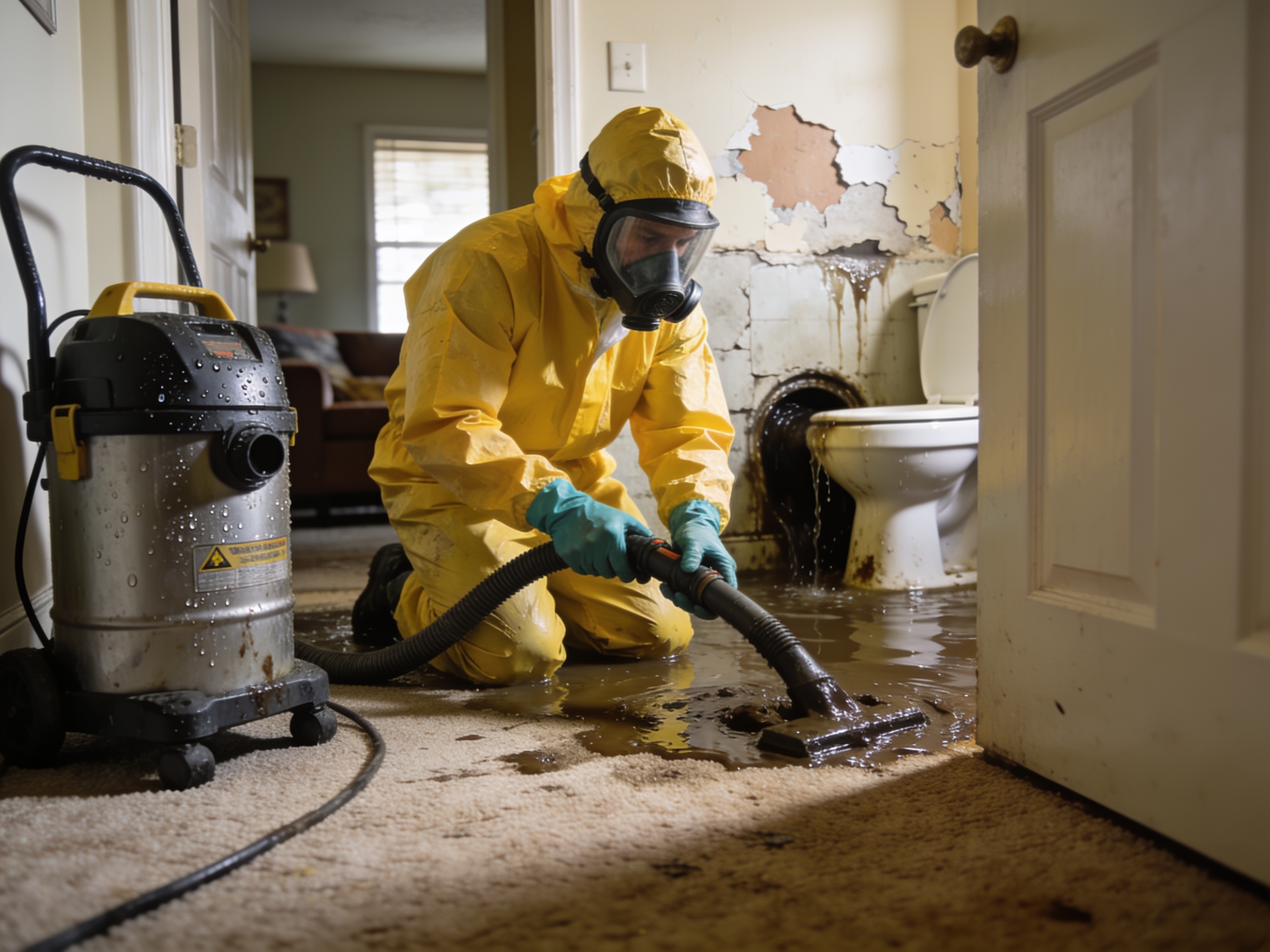 Sewage Backup Cleanup in Petal —