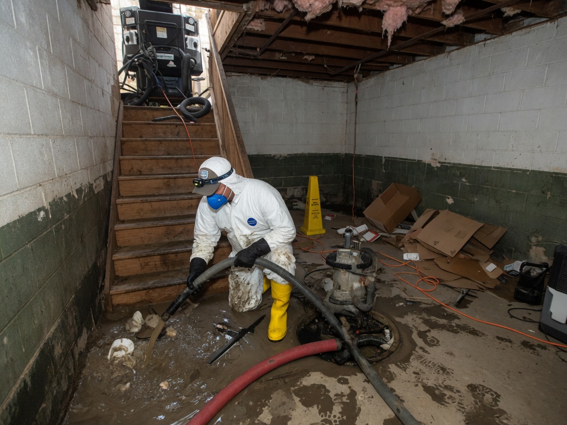 Sewage Backup Cleanup in University Heights — 39401