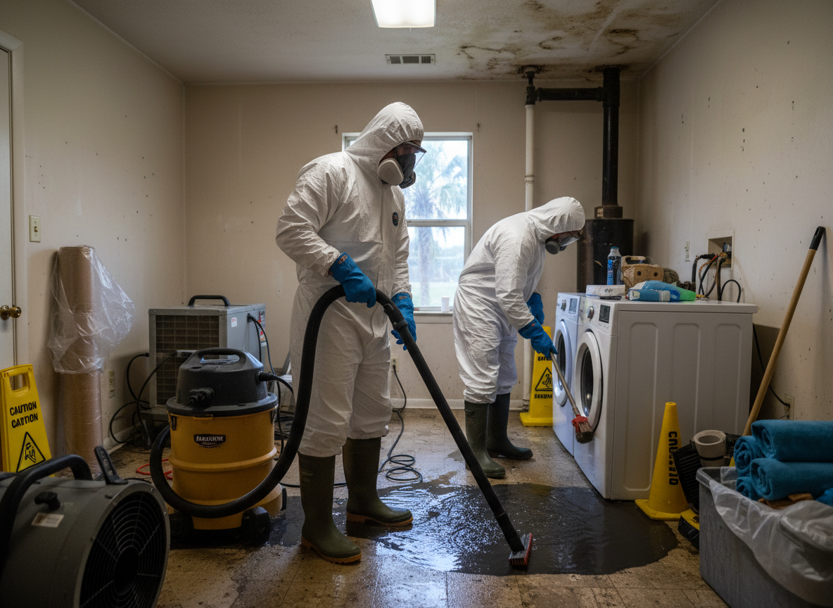 Sewage Backup Cleanup in North Main Historic —