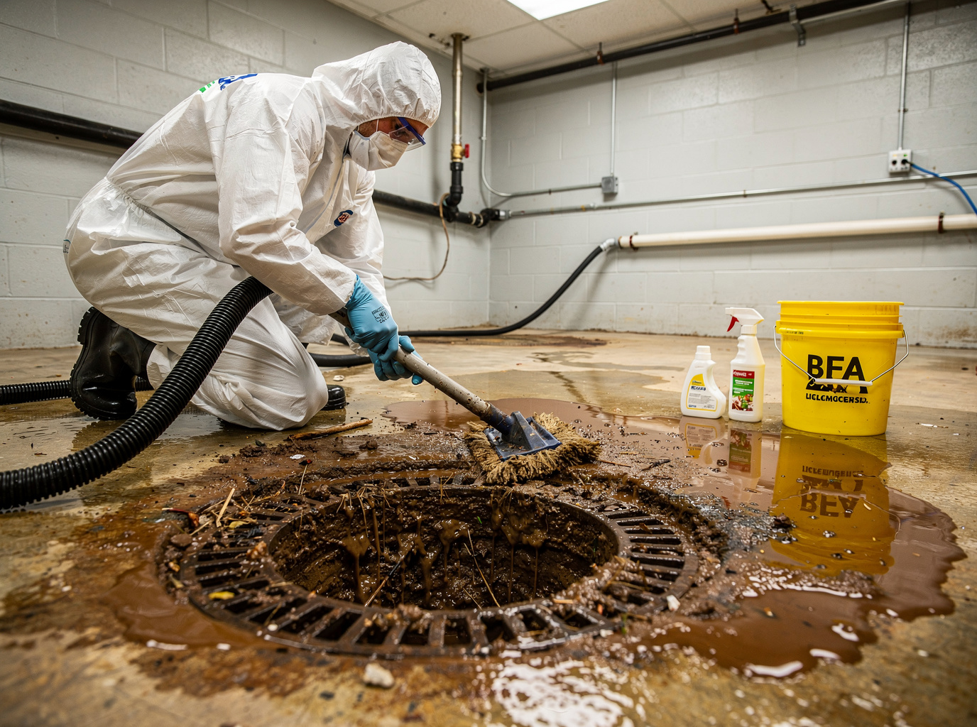 Sewage Backup Cleanup in Kamper-Avenues —, MS 39401